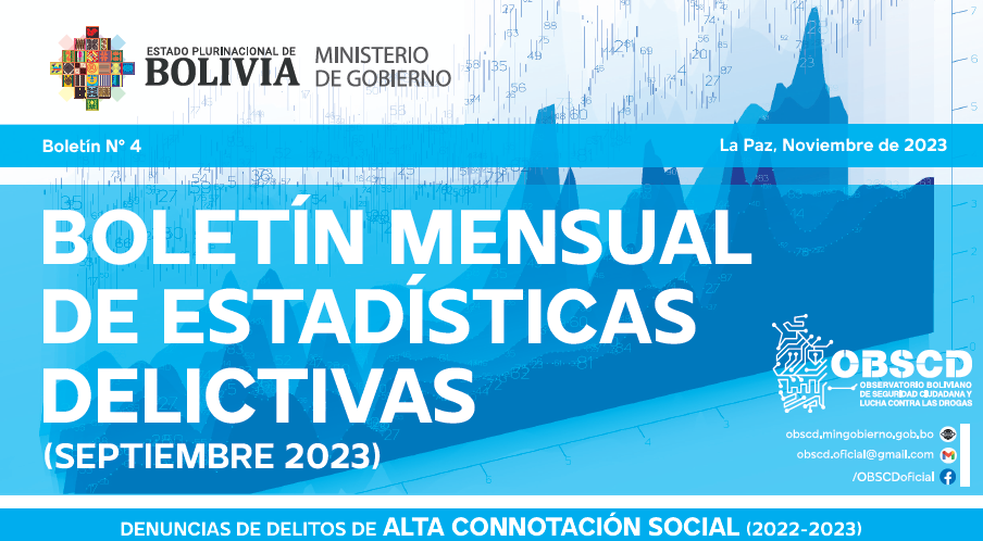 BOLETIN: DELITOS DE ALTA CONNOTACION SOCIAL (Septiembre 2023)
