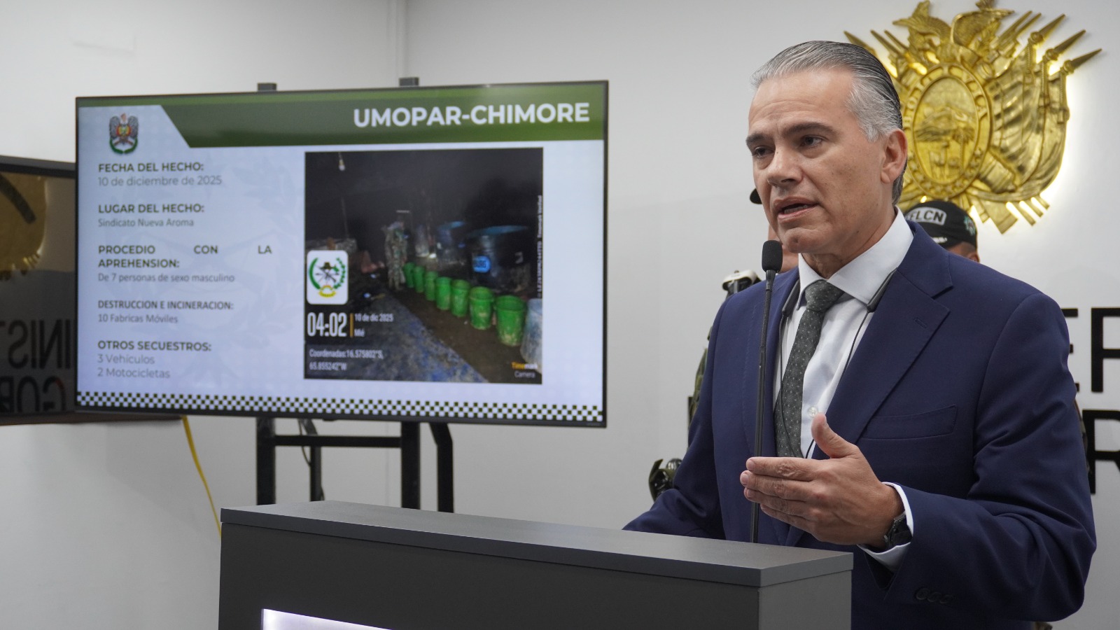 𝗚𝗼𝗯𝗶𝗲𝗿𝗻𝗼 𝗱𝗲𝗻𝘂𝗻𝗰𝗶𝗮 𝗲𝗺𝗯𝗼𝘀𝗰𝗮𝗱𝗮 𝗳𝗶𝗻𝗮𝗻𝗰𝗶𝗮𝗱𝗮 𝗽𝗼𝗿 𝗲𝗹 𝗻𝗮𝗿𝗰𝗼𝘁𝗿𝗮́𝗳𝗶𝗰𝗼 𝗮 𝗽𝗮𝘁𝗿𝘂𝗹𝗹𝗮𝘀 𝗽𝗼𝗹𝗶𝗰𝗶𝗮𝗹𝗲𝘀 𝗱𝘂𝗿𝗮𝗻𝘁𝗲 𝗼𝗽𝗲𝗿𝗮𝘁𝗶𝘃𝗼 𝗮𝗻𝘁𝗶𝗱𝗿𝗼𝗴𝗮 𝗲𝗻 𝗩𝗶𝗹𝗹𝗮 𝗧𝘂𝗻𝗮𝗿𝗶